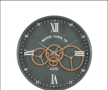 Load image into Gallery viewer, Delightful Decor Real Moving Gear Modern Design Wall Clock