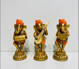 Lord Ganesha Idol 3-Piece Set