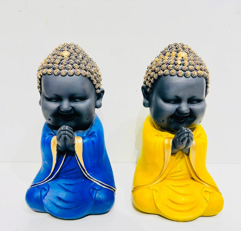 Praying Monk Figurine