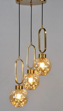 Load image into Gallery viewer, Glamorous Golden Colour Design Hanging Light Frame For Modern Interiors
