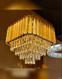 Innovative Glass Chandelier Striking Design for Modern Elegance