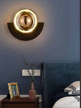 Load image into Gallery viewer, Contemporary Wall Mount with Half Circle Frame in Elegant Design