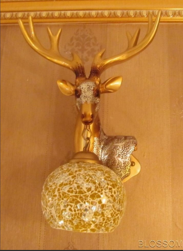 Stylish Deer Face Wall Mount Unique Rustic Decorative Piece