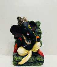 Load image into Gallery viewer, Lord Ganesha Idol 
Black Colour God Idol 
Ganesha Murti 
