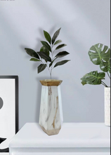 Load image into Gallery viewer, Elegant White Flower Vase with a Contemporary Design