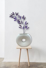 Load image into Gallery viewer, Oval-Shaped White Flower Vase For Home Decor