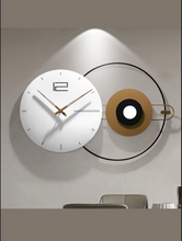 Load image into Gallery viewer, Sleek Stylish White Wall Clock with Elegant A Modern Touch for Any Space