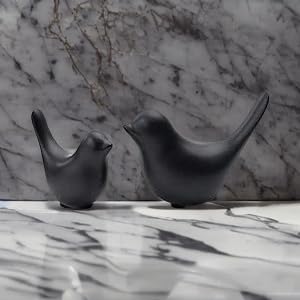 Bird Figurines Animal Sculptures and Statues for Home Decor (Set)