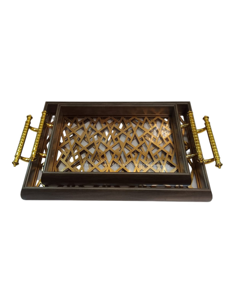 Royal Elegant Design Tray Luxury Home Decor Piece