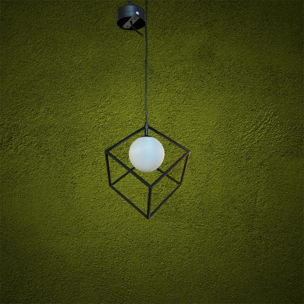 Modern Elegance Box-Shaped Hanging Light