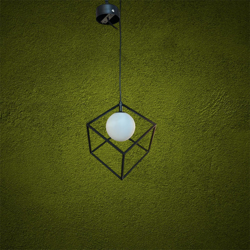 Modern Elegance Box-Shaped Hanging Light