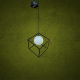 Modern Elegance Box-Shaped Hanging Light