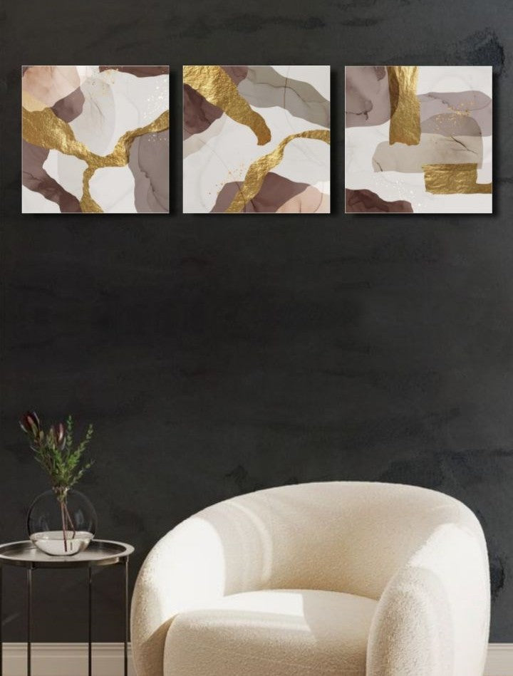 Whispers in the Wind Canva Print Painting 3pcs