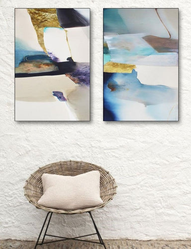 Time in Transition Canva Print Paintings 2pcs