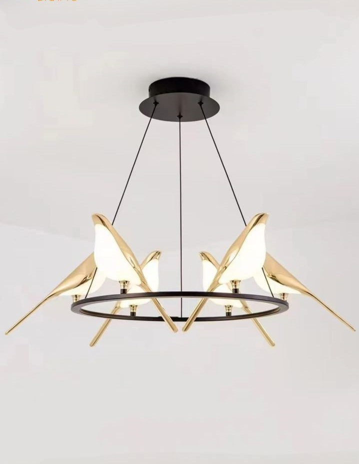 Sparrow Silhouette Hanging Light