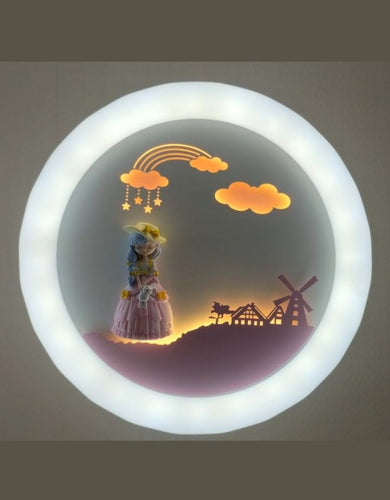 Fairy Tale Glow: Cinderella’s Magical Wall Mount