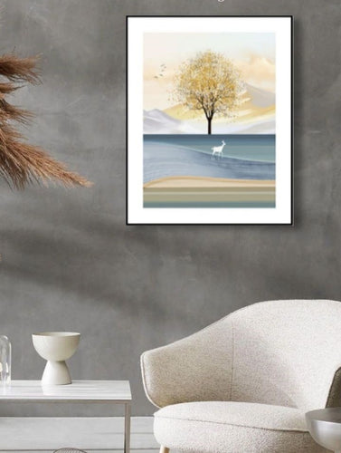 The Golden Harvest Tree Wall Art