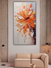 Load image into Gallery viewer, Orange Blossom Explosion 3d Canva Painting