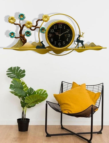 Elegant Metal Wall Clock