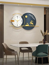 Load image into Gallery viewer, Forest Majesty – Premium Deer Wall Clock