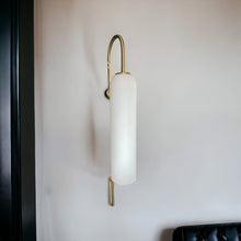 Load image into Gallery viewer, Premium White Cone-Shaped Wall-Mount Light Fixture for Timeless Elegance