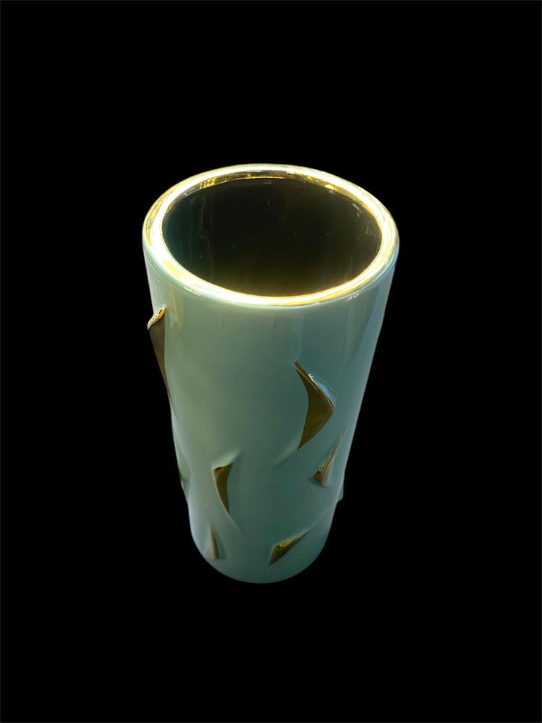 Greenish Ceramic Flower Vase
