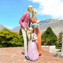 Load image into Gallery viewer, Parents and Children Artefact For Home Decor Orange Color