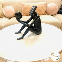 Load image into Gallery viewer, Abstract Man Reading Book Sculpture: Ideal for Living Room, Home, and Office.