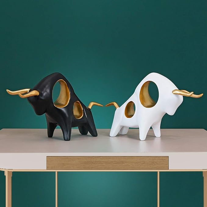 Outgeek New Year Cow Desk Ornament – Innovative Cattle Decor for Home Table