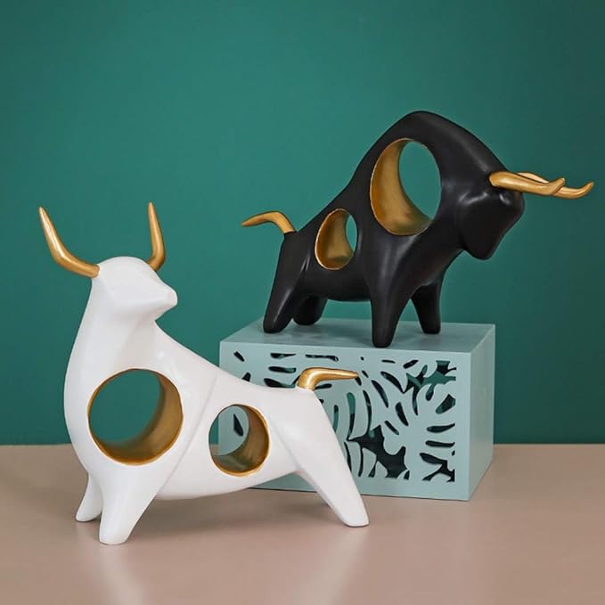 Outgeek New Year Cow Desk Ornament – Innovative Cattle Decor for Home Table