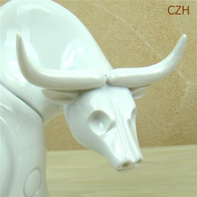 Head Up Bull Statue Decoration Ideal for Living Room, Study, and Office