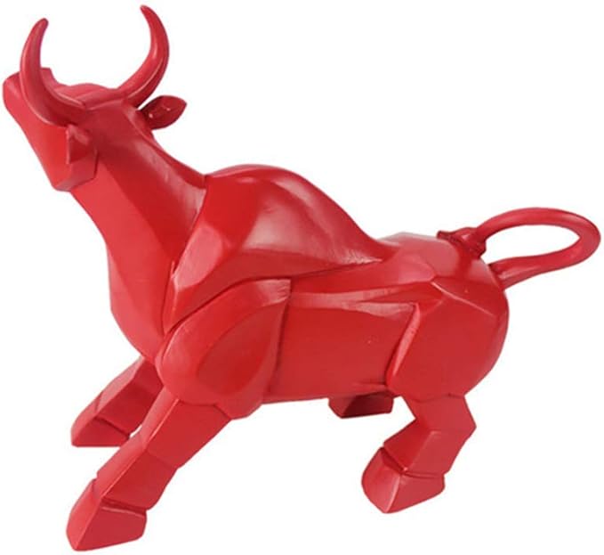 Head Up Bull Statue Decoration Ideal for Living Room, Study, and Office