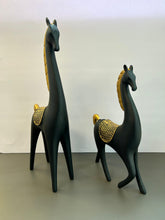 Load image into Gallery viewer, Majestic Black Horse Artefact Elegant Pair for Home Decor (set)