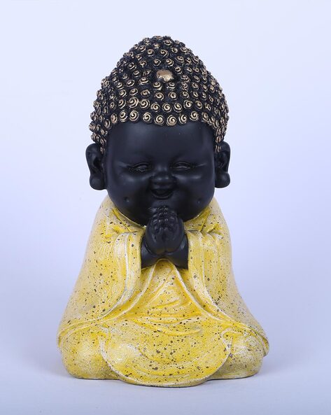 Praying Monk Figurine