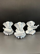 Load image into Gallery viewer, Elegant White Ganesha Idol Set Three-Piece Collection (Set)