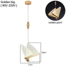 Load image into Gallery viewer, Butterfly Chandelier Lamp Elegant Ceiling Light